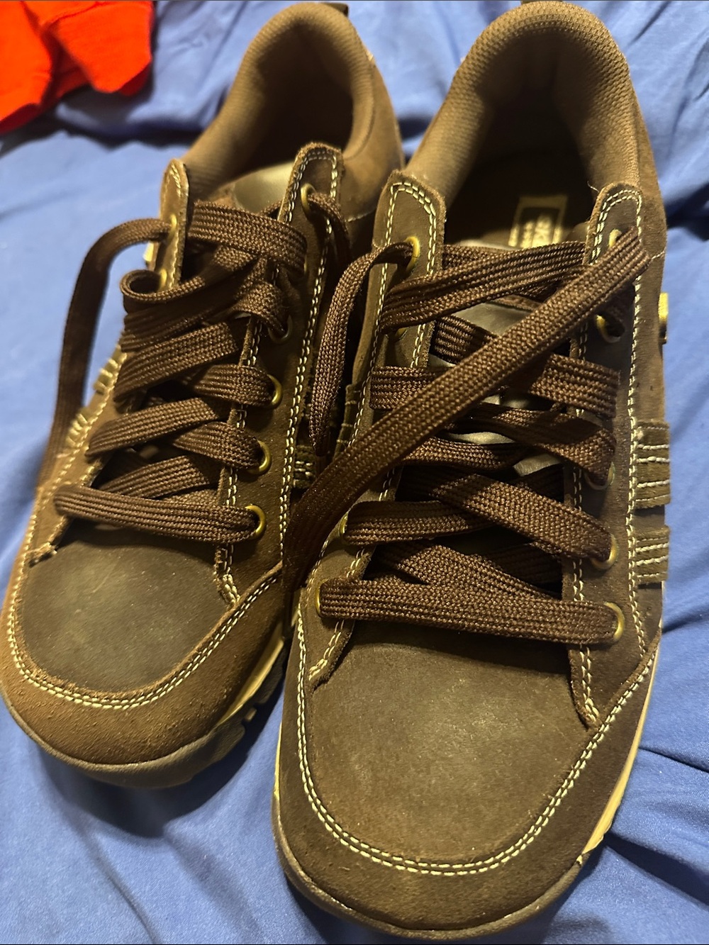 Skechers Women’s Dark Brown Lace-Up Sneakers